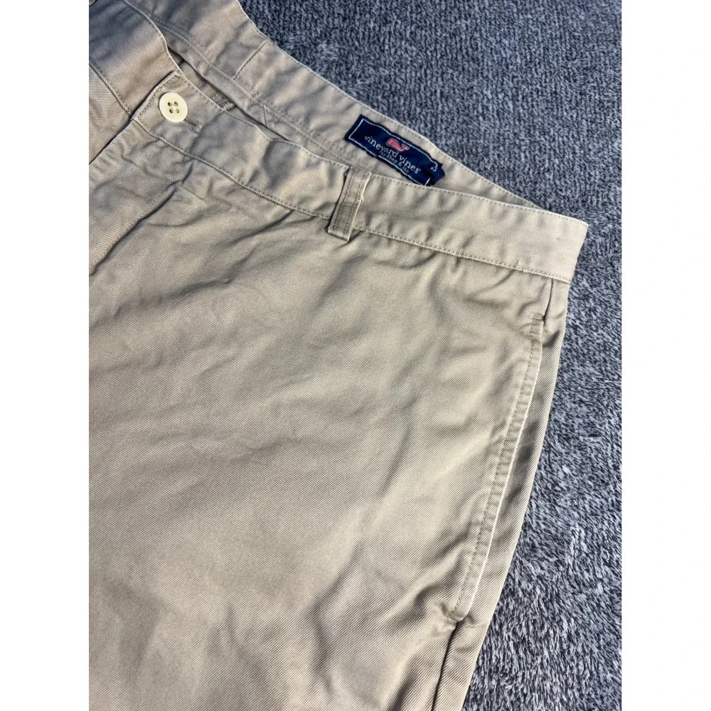 Vineyard Vines Mens Club Pant Khaki Chino Straight Leg Cotton Trousers 38x32